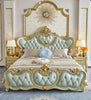 Set Of 2 Wooden European Carved Nightstands / Lixra