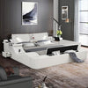 Multifunctional Luxurious King Size Leather Smart Bed / Lixra