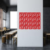 Mirrored Acrylic Tiles Wall Stickers/ Lixra