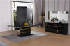 Modern Black Wooden Dining Table / Lixra
