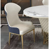 Oval-Shaped Marble Dining Table Set / Lixra