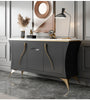 Marble-Top Wooden Modern Buffet Table / Lixra