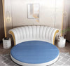 Modern Tufted Stylish Round Leather Bed / Lixra