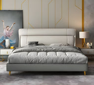 Extraordinary Modern Luxury Leather Bed / Lixra