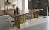 Nordic Industrial Rectangular Wooden Dining-Table / Lixra