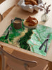 Stylish & Protective Golden Branches Placemats/ Lixra