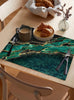 Sophisticated Black Marble Textured Placemats/ Lixra