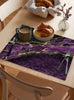 Golden-Touched Black Marble Style Placemats/ Lixra