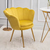 Petal Designed Velvet Fabric Accent Chair / Lixra