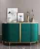 Modern Style Marble Top Wooden Buffet Table With Storage / Lixra