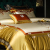 Luxurious Embroidered 100% Cotton Fabric Bedding Sets / Lixra