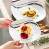 18 Piece Durable Opal Glassware Dinnerware Set / Lixra