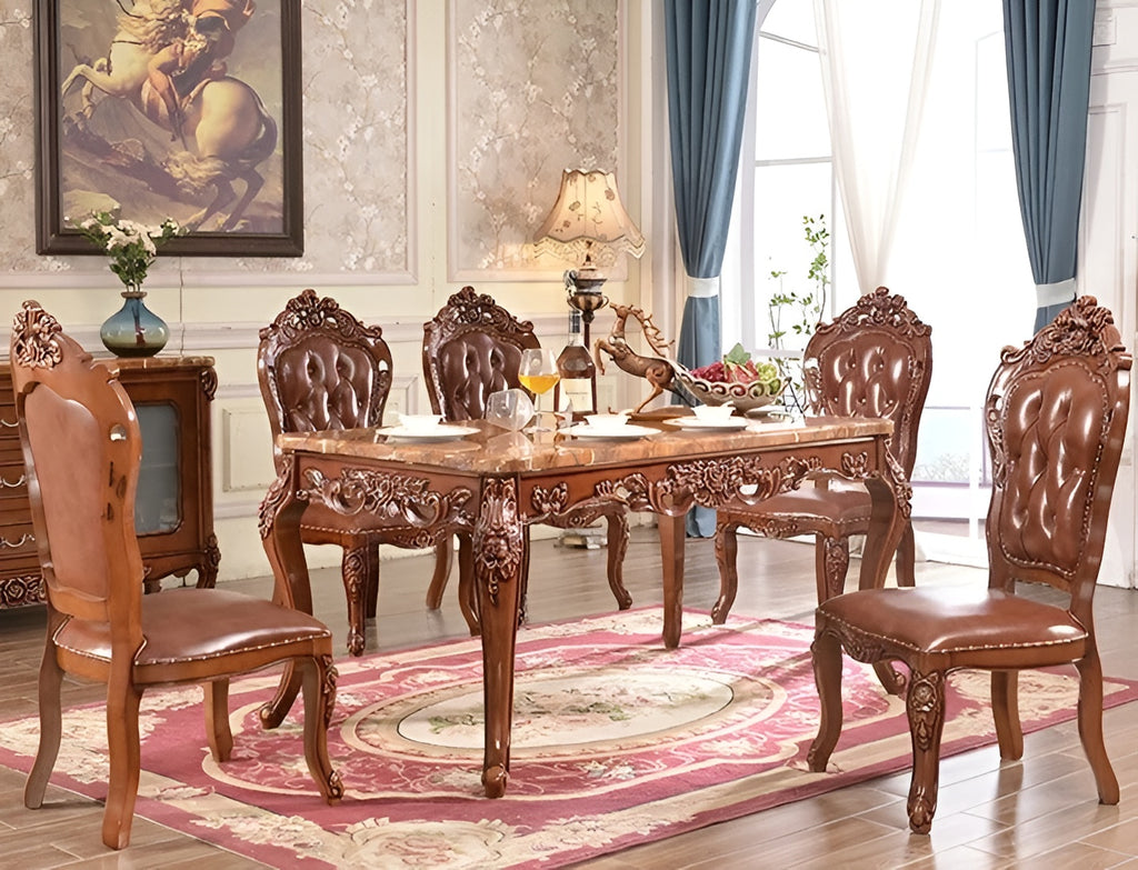 Brusten European Royal Dining Table Set / Lixra
