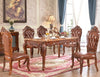 European Style Royal Dining Table Set with Golden Accents