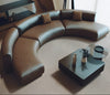 Modern Sectional Curved Leather Sofa / Lixra