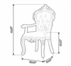European Leather Dining Chairs Set of 4