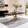 90-inch Marble Top Dining Table / Lixra