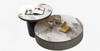 Marble Coffee Table Set With Concealed Storage/ Lixra