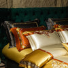 Luxurious Embroidered 100% Cotton Fabric Bedding Sets / Lixra