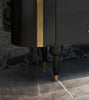 Space-Efficient Modern Marble-Top Buffet Table / Lixra