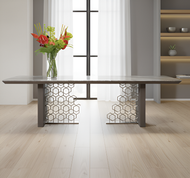 Elegant Rectangular Marble Dining Table / Lixra