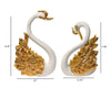 1 Pair Of Modern Luxurious Gleamy Resin Showpiece / Lixra