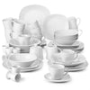 50-Piece Porcelain Dinnerware Set For 6
