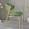 Set Of 4 Comfy Leather Dining Chair