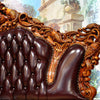European Leather Button-Tufted Bedroom Furniture / Lixra