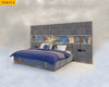 Splendid Design Rectangular Leather Bed / Lixra