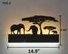 Decorative LED Metal Wall Art Sconces