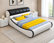 Aesthetic Look Luxurious Leather Bed / Lixra