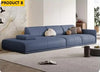 Modern Leather Upholstered Unique Sectional Sofa Set / Lixra