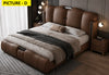 Magnolious Design Modern Leather Bed / Lixra