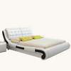 Stylish Luxurious Aesthetic Soft Leather Bed / Lixra