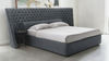 Exquisite Designed Tufted Fabric Bed / Lixra