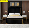 Modern Light Luxurious Velvet Fabric Bed / Lixra