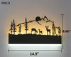 Decorative LED Metal Wall Art Sconces
