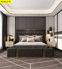 Contemporary Classic Luxurious Leather Bed / Lixra
