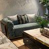 Modern Woodcraft 3-Piece Velvet Sofa Set / Lixra