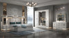 Royal LED Leather Bedroom Set With Dresser / Lixra