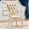Set Of 4 Aesthetic Leather Dining Chair / Lixra
