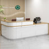 L Shaped Exclusive Design Office Reception Desk / Lixra