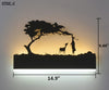 Decorative LED Metal Wall Art Sconces