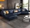 Exquisite Design Arc-Shaped Leather Sectional Sofa / Lixra