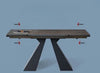 Sleek And Versatile Extendable Marble Dining Table/ Lixra