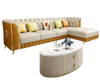 Modern Stunning & Commodious Leather Sectional Sofa / Lixra