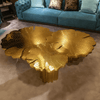 Polished Metal Tree Stump Coffee Table / Lixra