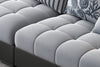 Modern Multifunctional Sectional Sofa with Microfiber Upholstery