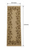 Elegant Gold Beaded Table Runner / Lixra